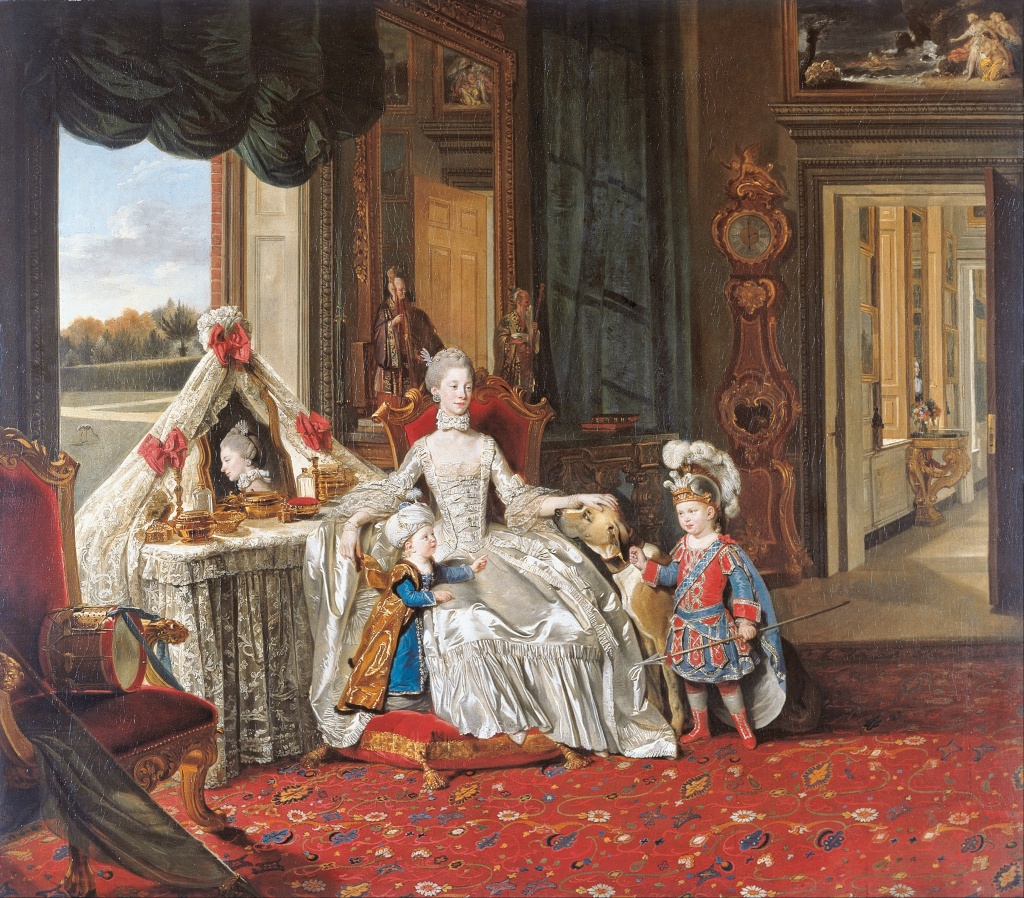 Queen Charlotte in her Buckingham Palace Dressing Room