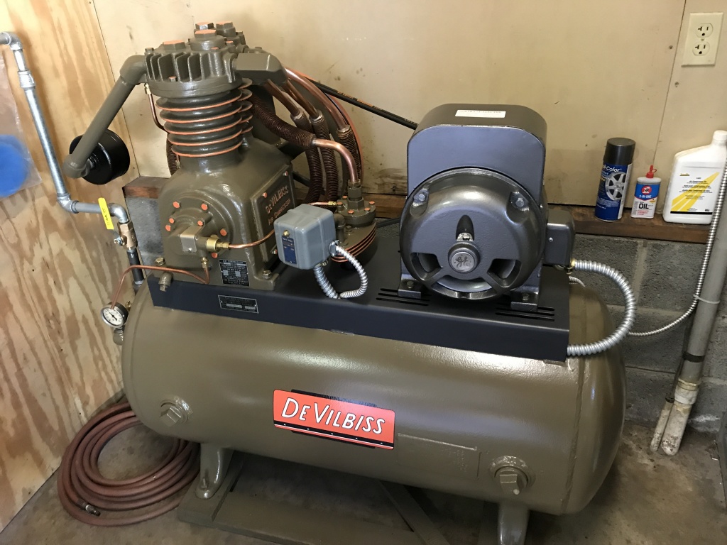 DeVilbiss Air Compressor Restoration Petroleum Service Company